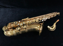 Vintage SML Paris France Rev D Tenor Saxophone in Gold Lacquer, Serial #14584